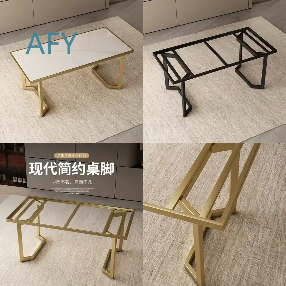 Furniture Hardware Paint - Inlaid Tile Table Legs Bracket for