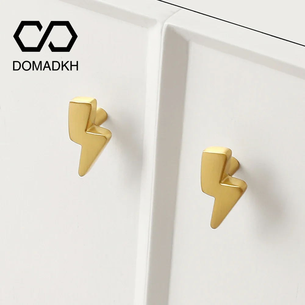 Unique Furniture Hardware Pulls - Lightning Design Brass Cabinet Knobs Unique