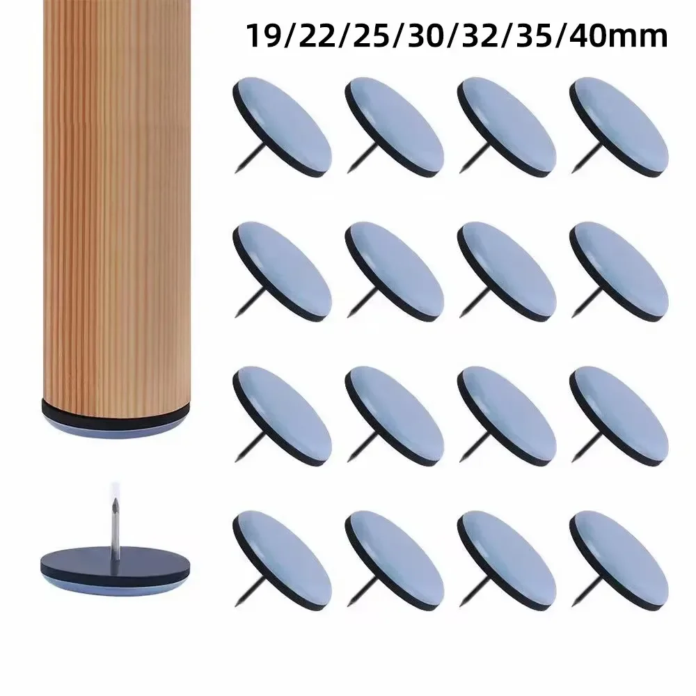 Furniture Hardware Legs - 16/19/22/25/32/38mm Table Chair Foot Sliders Round