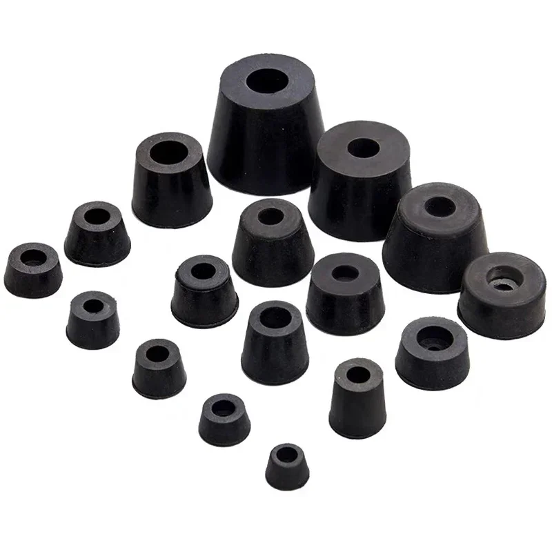 Furniture Hardware Legs - 8pcs Black Rubber Feet Chair Floor