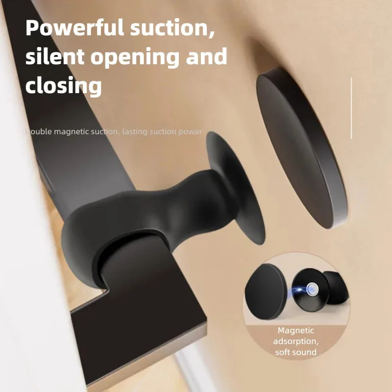 Magnetic Catch Door - Anti-collision Door Stall Door Stopper, Silicone