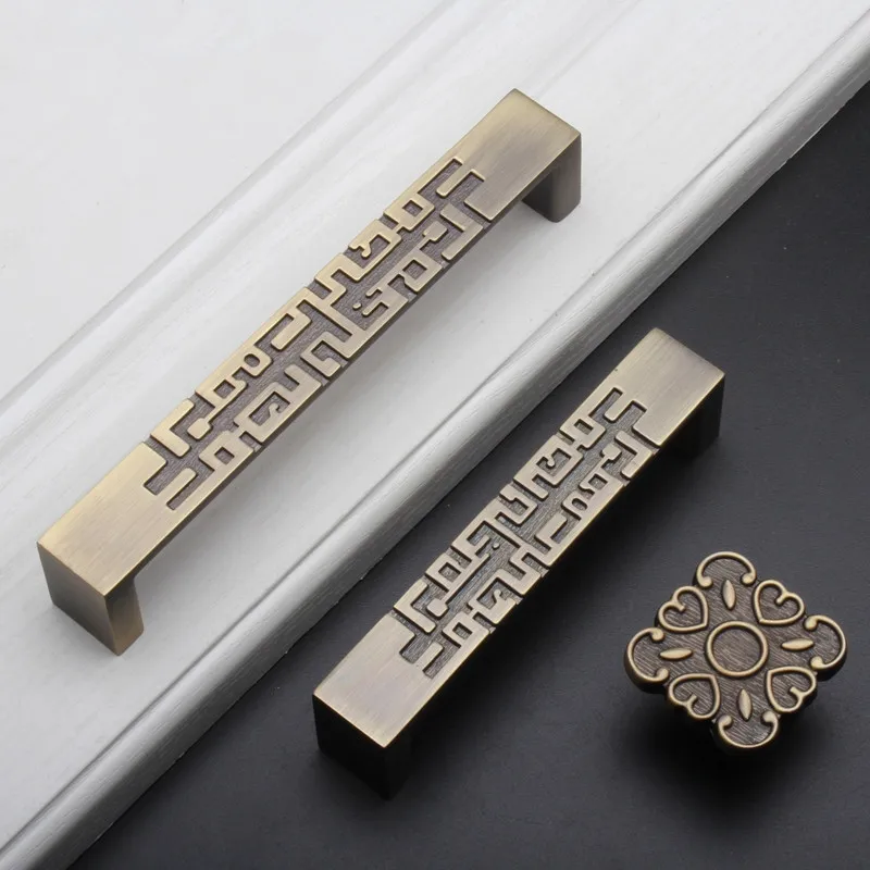 Unique Furniture Hardware Pulls - 2 pcs Chinese Style Drawer Drawer