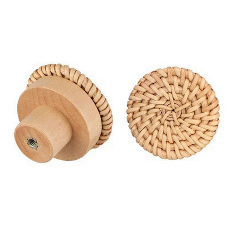 ABLQ Wooden Handles Beech Ratt - Furniture Hardware Paint review and price