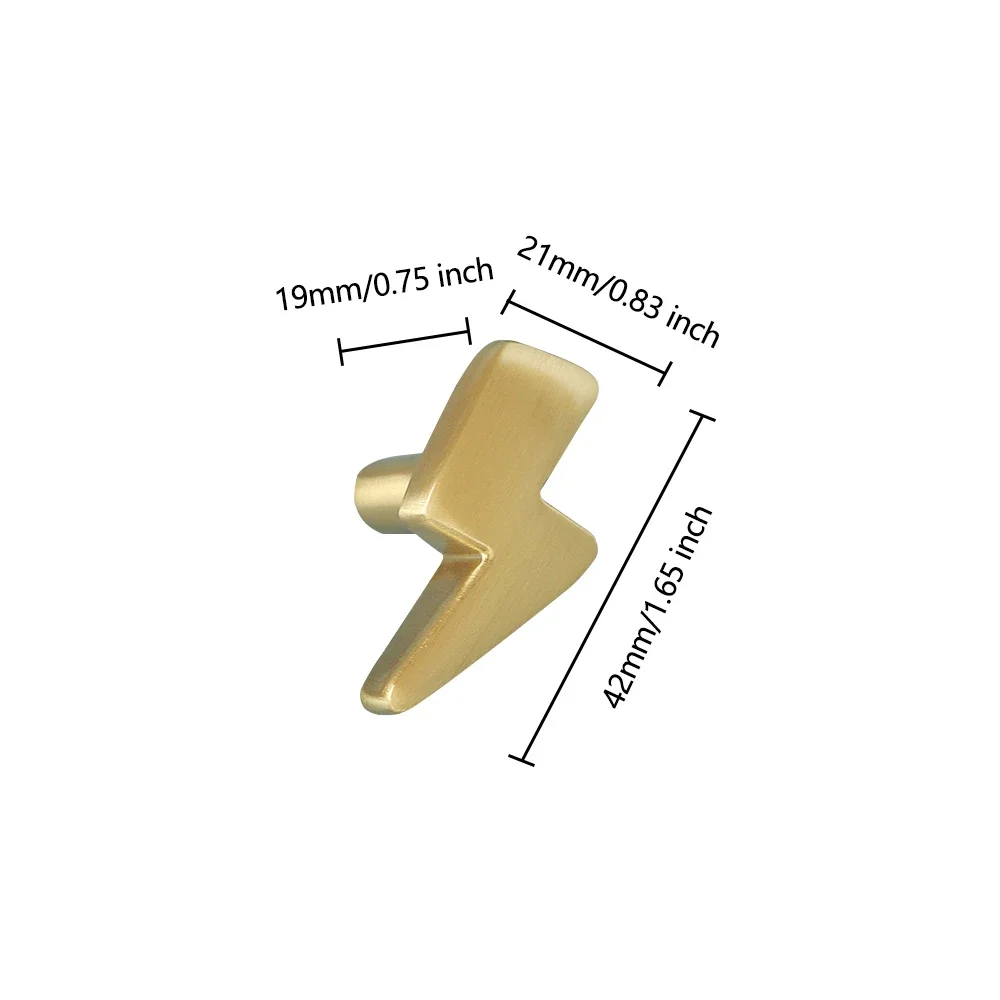 Lightning Design Brass Cabinet - Unique Furniture Hardware Pulls review and price