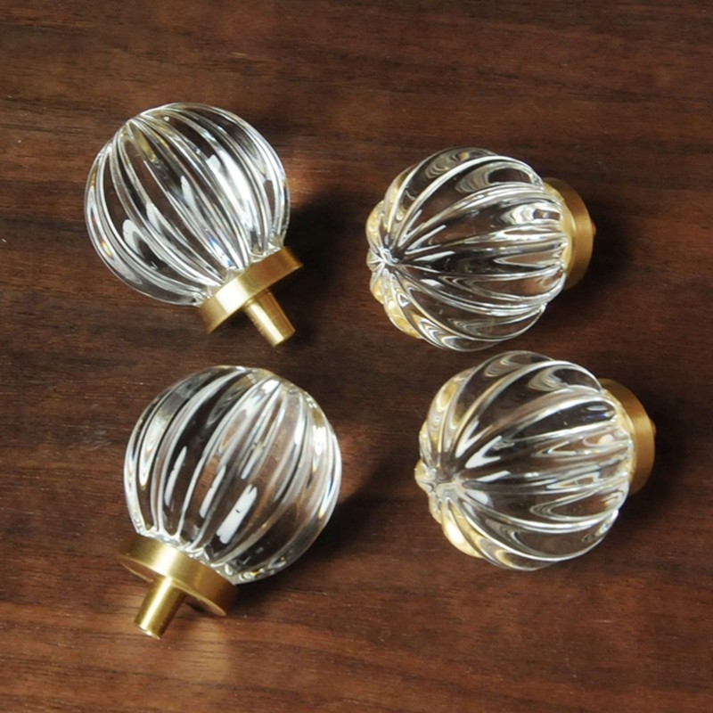 LLCS-Glass Brass Knobs Vintage - Furniture Hardware Paint review and price