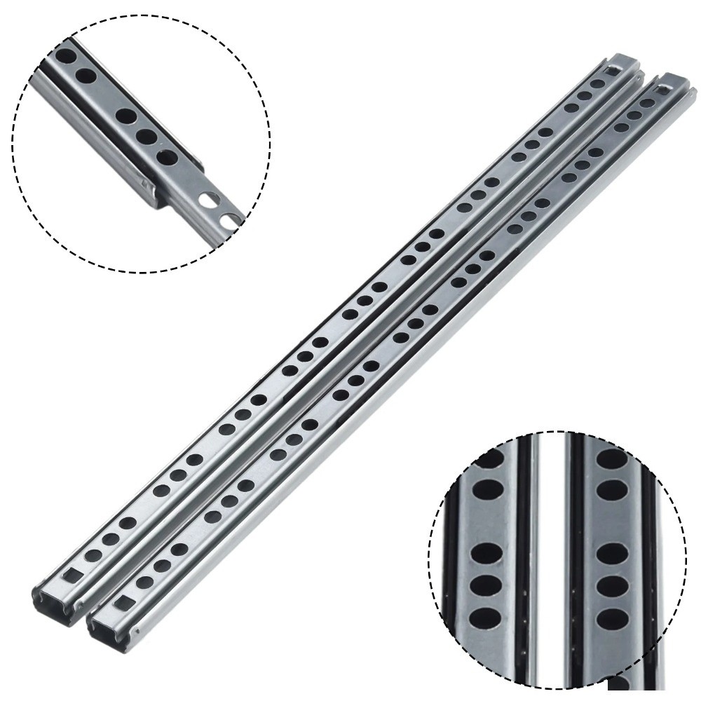 2PCS Smooth Glide Bearing Draw - Drawer Slide Pair review and price