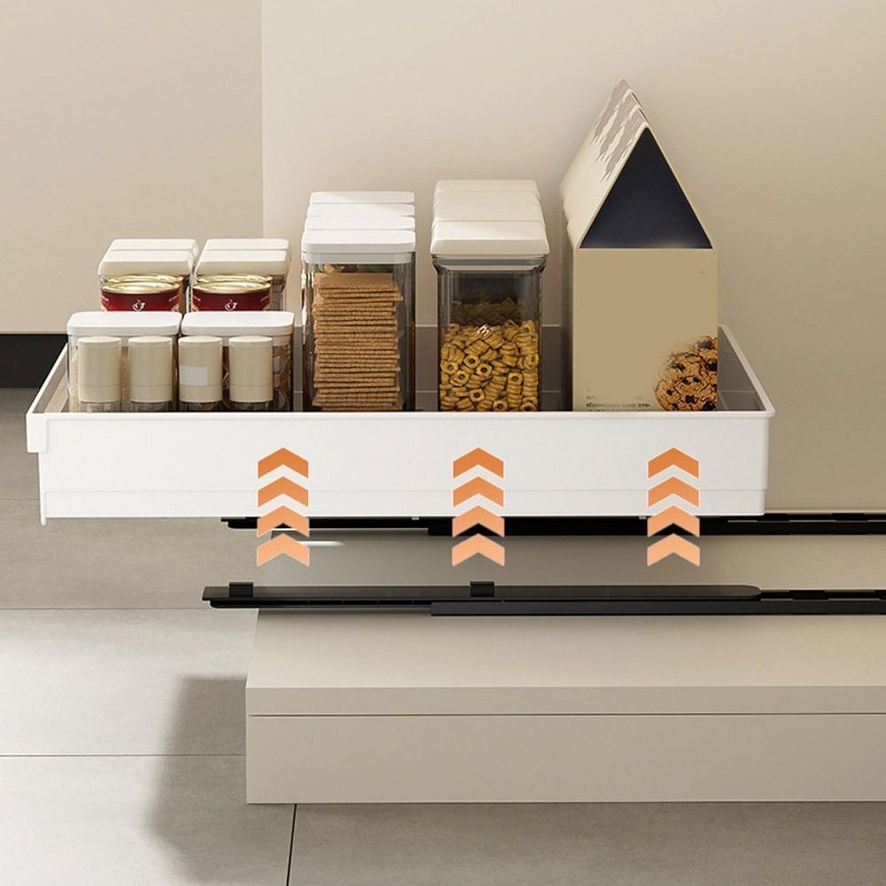 Pull-out Kitchen Storage Rack  - Drawer Slide Pair review and price