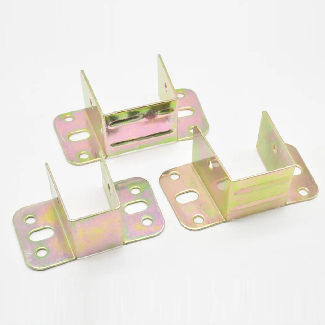 2pcs U Shaped Metal Bed Bracke - Furniture Hardware Hinges review and price