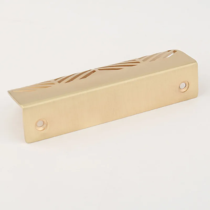 2026 New Leaf Shape Brass Draw - Furniture Hardware Wholesale review and price