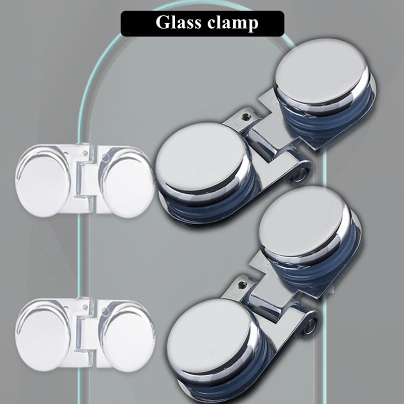 Zinc alloy glass fix clamps 6- - Furniture Hardware Hinges review and price