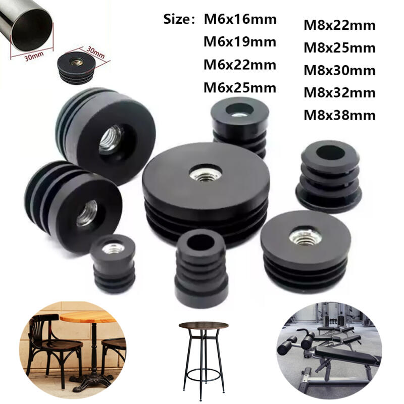 4/8/12PCS Round Nut Hole Plug  - Furniture Hardware Legs review and price