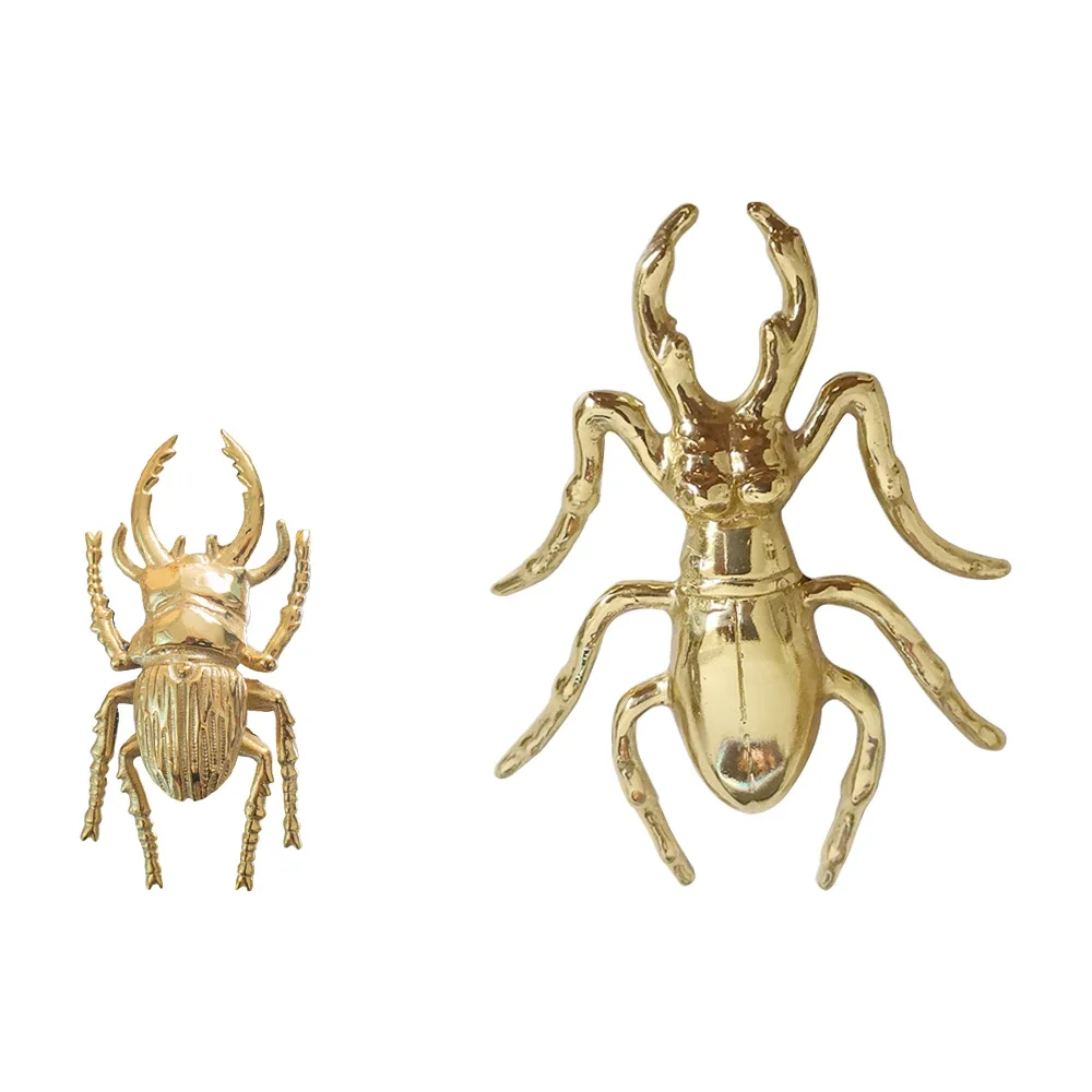 Brass Beetle Drawer Pulls Inse - Unique Furniture Hardware Pulls review and price