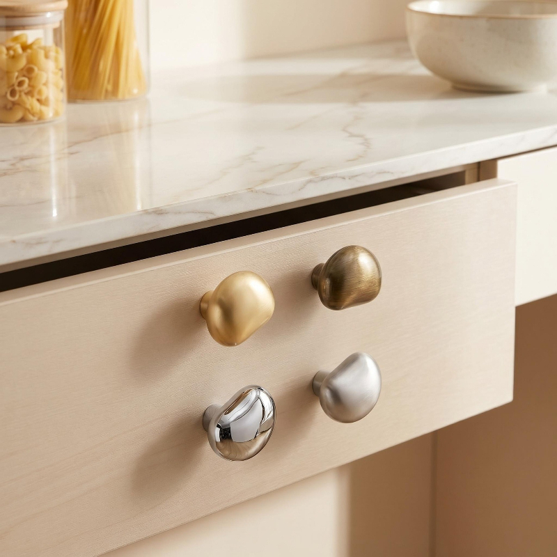 Simple Cabinet Door Knob Pebbl - Vintage Furniture Hardware Pulls review and price