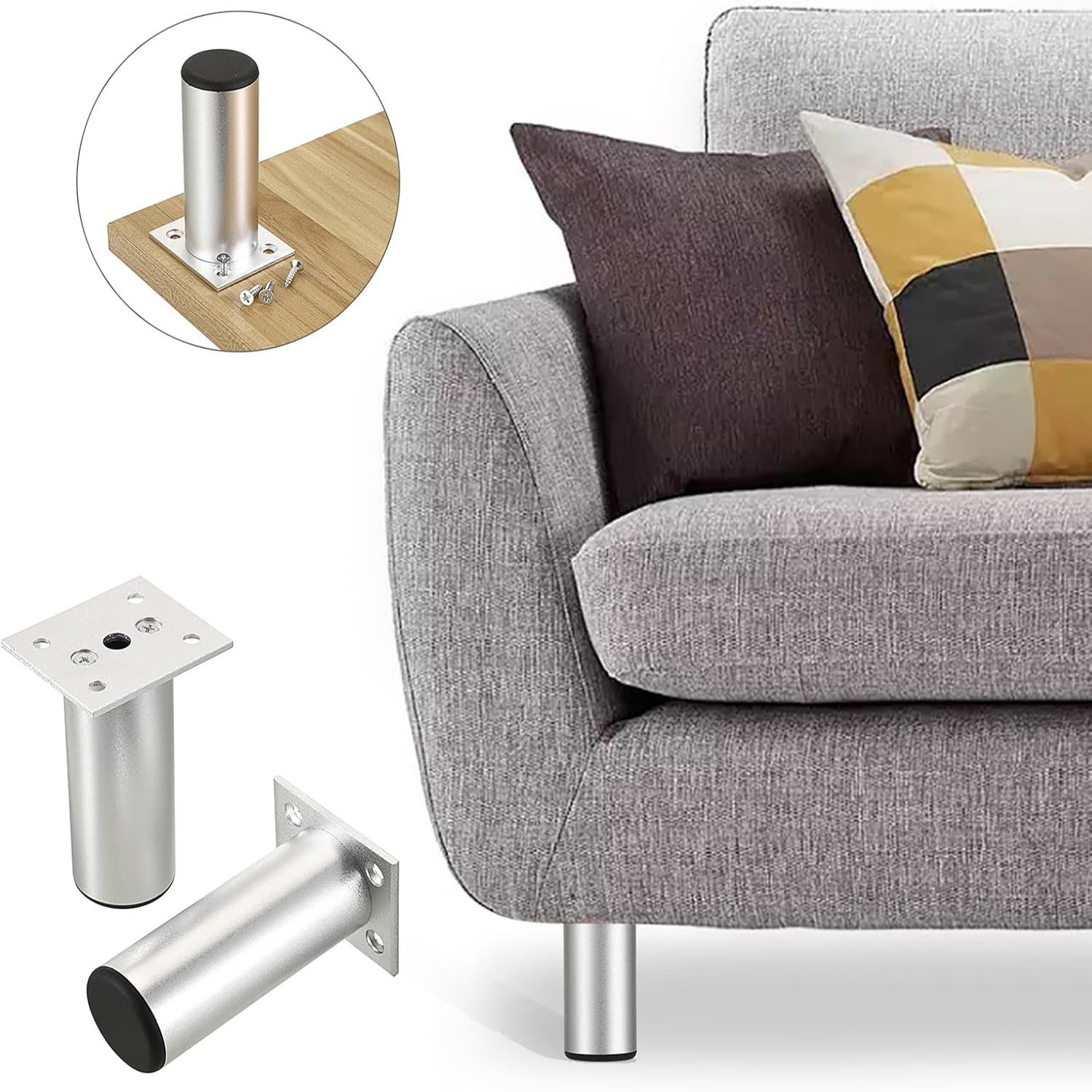4pcs Stainles Steel Furniture  - Furniture Hardware Legs review and price