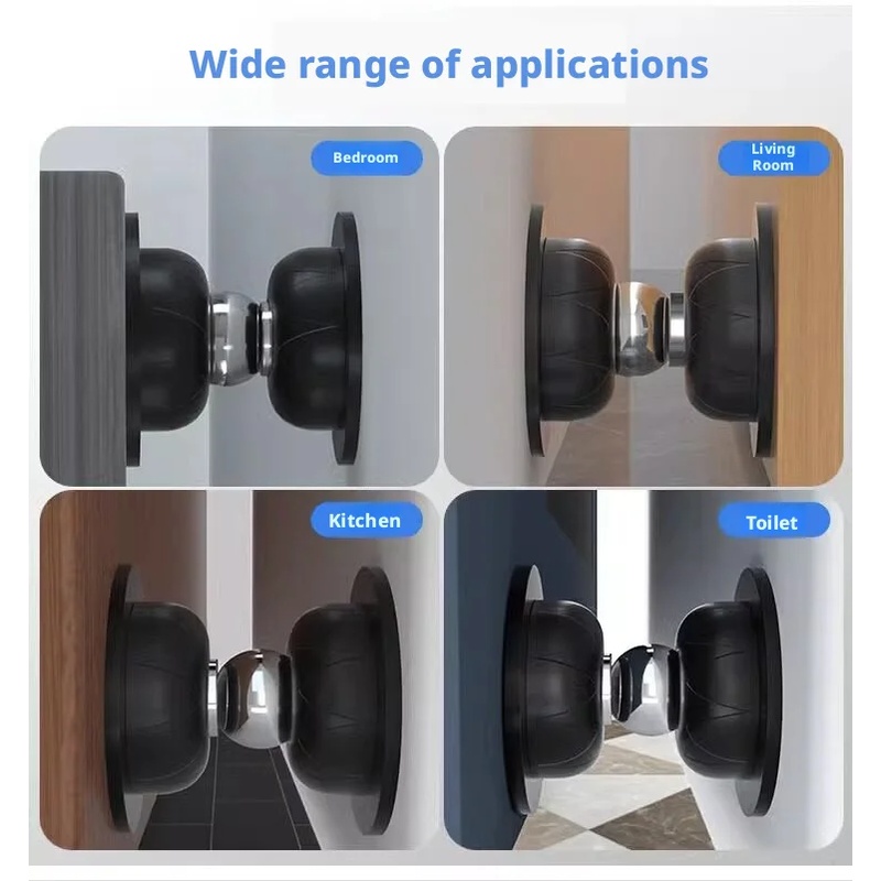 Magnetic Punch-Free Silicone E - Magnetic Catch Door review and price
