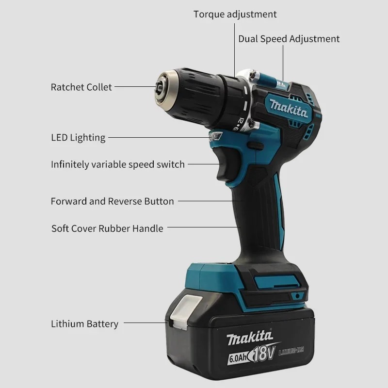 Makita 100% Genuine DDF487 Cor - Makita Drill Ddf484 review and price