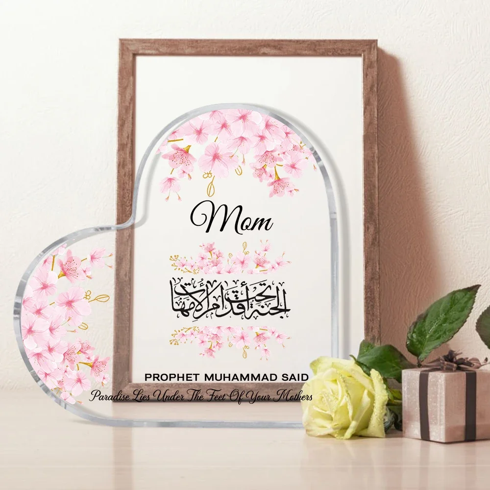 Heart Acrylic Desk Plaque Mom  - Furniture Paradise & Hardware Ghaziabad Photos review and price