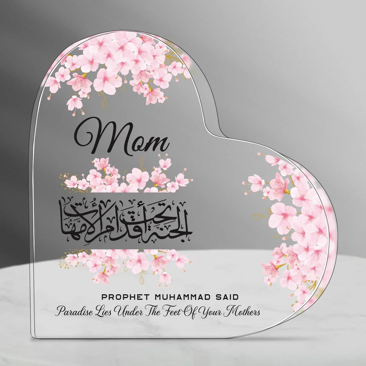 Heart Acrylic Desk Plaque Mom  - Furniture Paradise & Hardware Ghaziabad Photos review and price