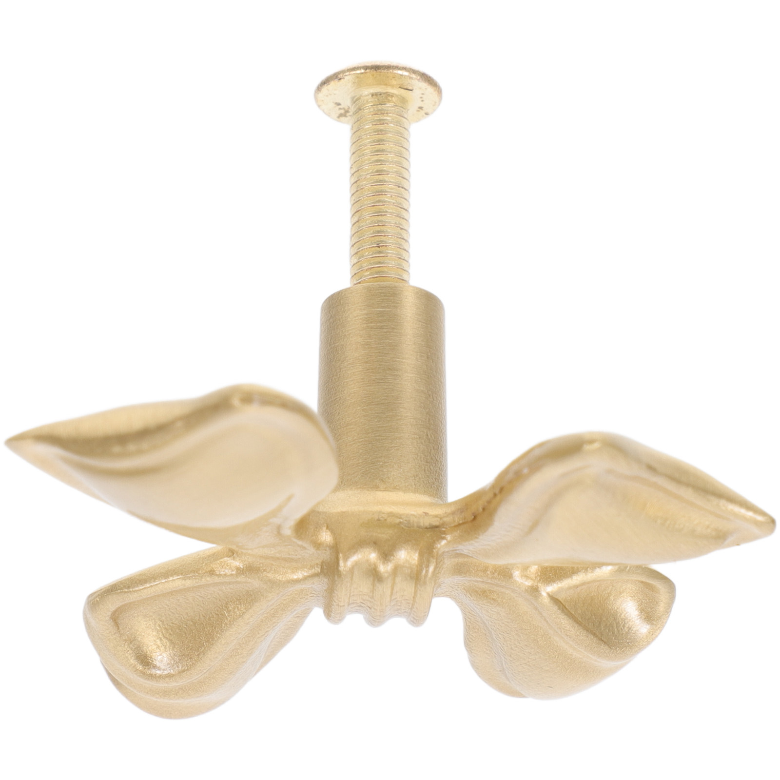 Bow Drawer Pull Brass Bowknot  - Unique Furniture Hardware Pulls review and price