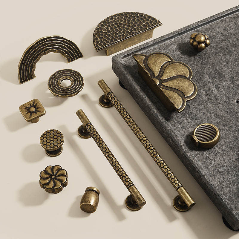 New Chinese Style Vintage Hand - Vintage Furniture Hardware Pulls review and price