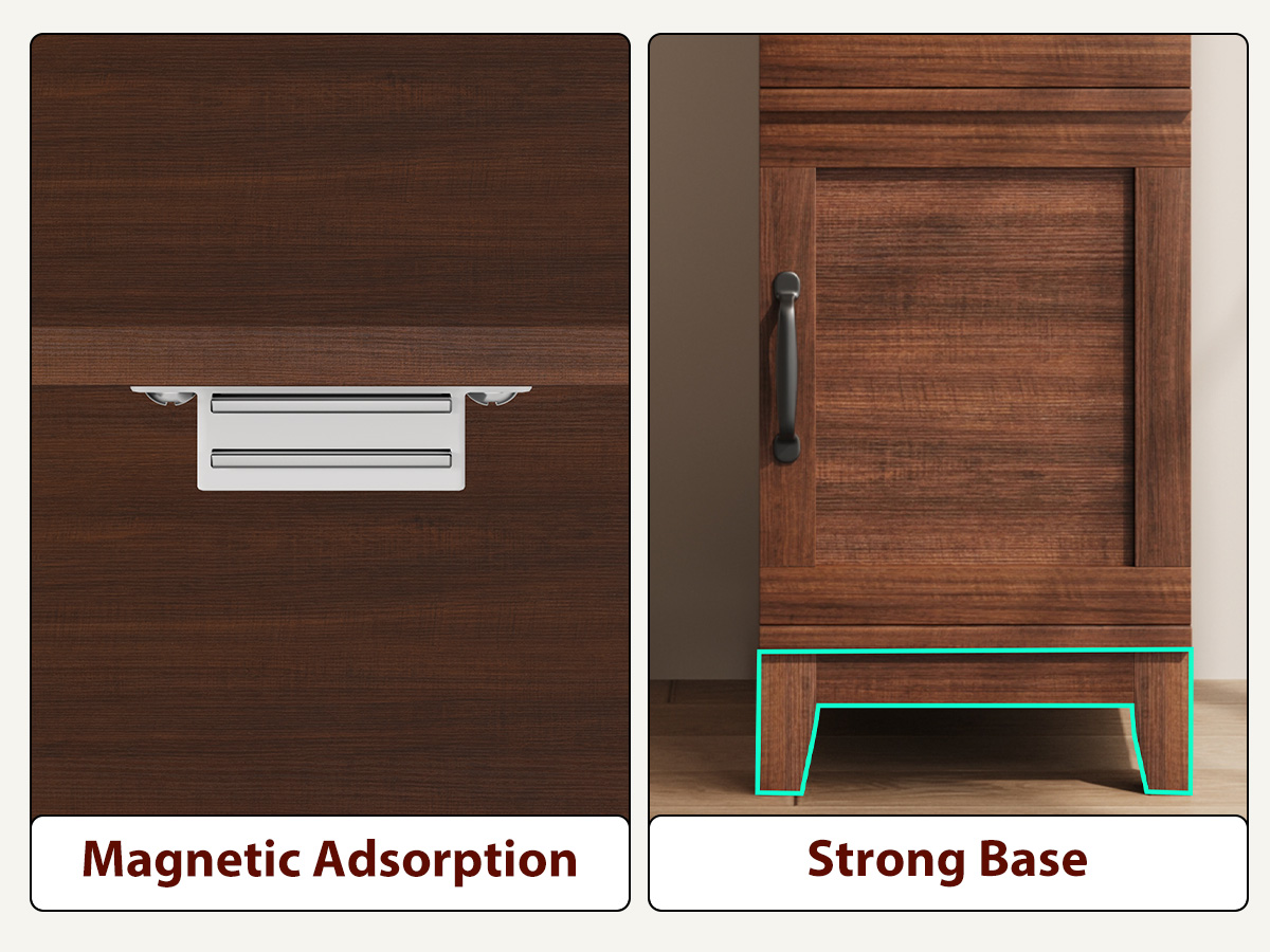 Wood Wardrobe Closet – 72
