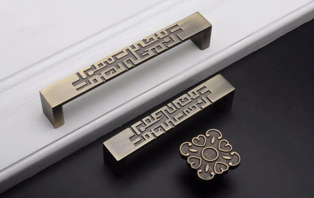 2 pcs Chinese Style Drawer Dra - Unique Furniture Hardware Pulls review and price