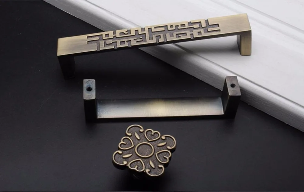 2 pcs Chinese Style Drawer Dra - Unique Furniture Hardware Pulls review and price