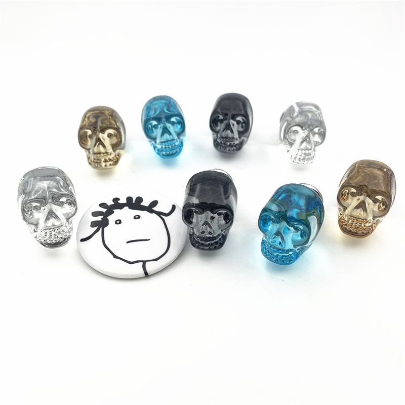 LCH  Clear Crystal Skull Shape - Unique Furniture Hardware Pulls review and price