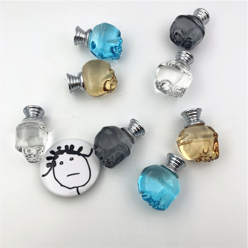 LCH  Clear Crystal Skull Shape - Unique Furniture Hardware Pulls review and price