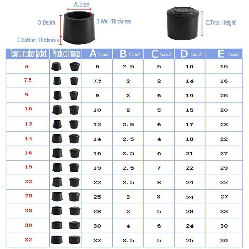 Round Rubber Chair Leg Pad 6/7 - Furniture Hardware Legs review and price