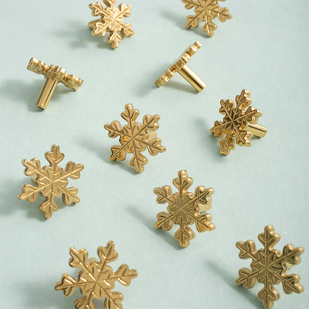 Snowflake Brass Cabinet Door K - Unique Furniture Hardware Pulls review and price
