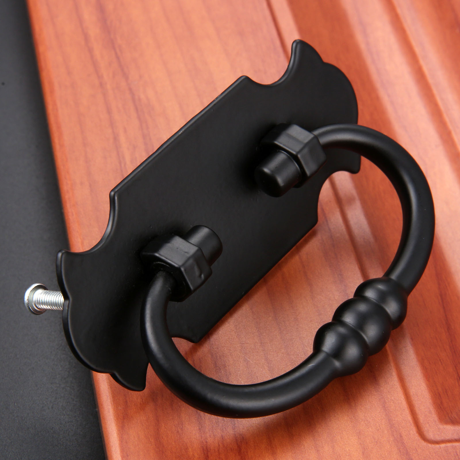 1Pc  88*56mm Black Handle Zinc - Vintage Furniture Hardware Pulls review and price