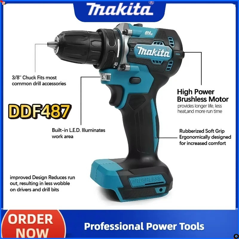 Makita DDF487 Brushless screwd - Makita Drill Ddf484 review and price